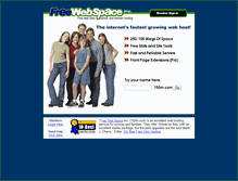 Tablet Screenshot of free-web-space-inc.com